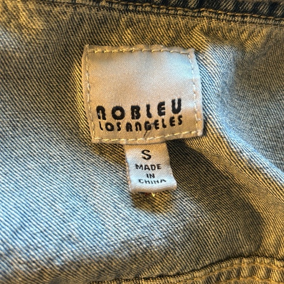 No Blue Los Angeles Faux Knit Hooded Jacket – Size Small - Picture 9 of 13